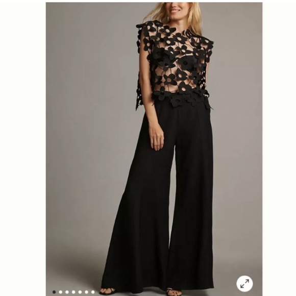 Anthropologie Pants - ANTHROPOLOGIE Palazzo Pants Flare Wide Leg